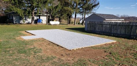 skid steer prep garage slab|ground preparation for shed construction.